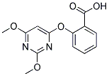 2-[(2,6-DIMETHOXYPYRIMIDIN-4-YL)OXY]BENZOIC ACID 结构式