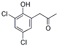 (3,5-DICHLORO-2-HYDROXYPHENYL)ACETONE 结构式