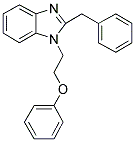 2-BENZYL-1-(2-PHENOXYETHYL)-1H-BENZIMIDAZOLE 结构式