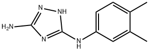 3-AMINO-5-(3,4-DIMETHYLPHENYLAMINO)-1H-1,2,4-TRIAZOLE 结构式