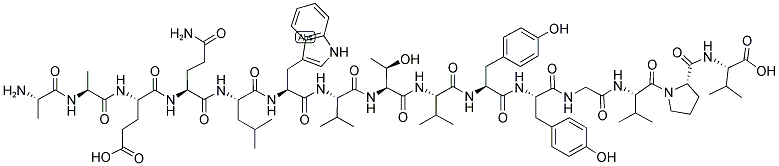 AAEQLWVTVYYGVPV 结构式