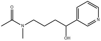 (4-乙酰甲基氨基)-1-(3-吡啶基)-1-丁醇 结构式