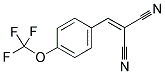 2-(4-TRIFLUOROMETHOXYBENZYLIDENE)-MALONONITRILE 结构式