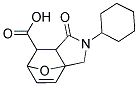 3-CYCLOHEXYL-4-OXO-10-OXA-3-AZA-TRICYCLO-[5.2.1.0(1,5)]DEC-8-ENE-6-CARBOXYLIC ACID 结构式