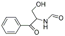1-(Hydroxymethyl)-2-oxo-2-phenylethylformamide 结构式