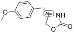 (S)-(-)-[(4-METHOXYPHENYL)METHYL]-2-OXAZOLIDINONE 结构式