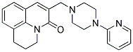 2,3-DIHYDRO-6-[(4-(PYRIDIN-2-YL)PIPERAZIN-1-YL)METHYL]-(1H,5H)-BENZO[IJ]QUINOLIZIN-5-ONE 结构式