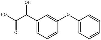 3-苯氧基扁桃酸 结构式