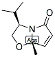 (3R-CIS)-(-)-2,3-DIHYDRO-3-ISOPROPYL-7A-METHYLPYRROLO-[2,1-B]-OXAZOL-5(7AH)-ONE 结构式