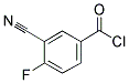 3-CYANO-4-FLUOROBENZOYL CHLORIDE 结构式