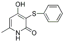 4-HYDROXY-6-METHYL-3-(PHENYLSULFANYL)PYRIDIN-2(1H)-ONE 结构式