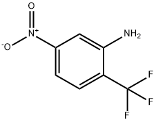 2-氨基-4-硝基三氟甲苯 结构式
