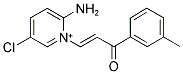 2-AMINO-5-CHLORO-1-[3-(3-METHYLPHENYL)-3-OXOPROP-1-ENYL]PYRIDINIUM 结构式