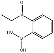 2-乙磺酰基苯硼酸 结构式