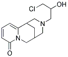 11-(3-CHLORO-2-HYDROXYPROPYL)-7,11-DIAZATRICYCLO[7.3.1.0(2,7)]TRIDECA-2,4-DIEN-6-ONE 结构式