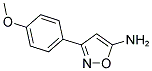 3-(4-甲氧基苯基)-5-氨基异噁唑 结构式