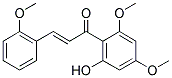 2'-HYDROXY-2,4',6'-TRIMETHOXYCHALCONE 结构式