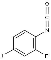 2-FLUORO-4-IODOPHENYL ISOCYANATE 结构式