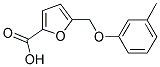5-M-TOLYLOXYMETHYL-FURAN-2-CARBOXYLIC ACID 结构式