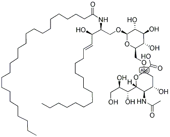 S-SIALYL-ALPHA(2-6)-GLUCOPYRANOSYLCERAMIDE 结构式