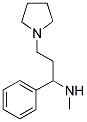 METHYL-(1-PHENYL-3-PYRROLIDIN-1-YL-PROPYL)-AMINE 结构式