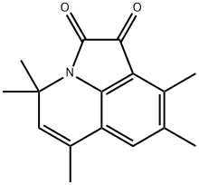 4,4,6,8,9-五甲基-4H-吡咯并[3,2,1-IJ]喹啉-1,2-二酮 结构式