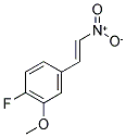 1-(4-FLUORO-3-METHOXYPHENYL)-2-NITROETHENE 结构式