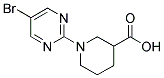 1-(5-BROMOPYRIMIDIN-2-YL)PIPERIDINE-3-CARBOXYLIC ACID 结构式