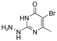 5-BROMO-2-HYDRAZINO-6-METHYLPYRIMIDIN-4(3H)-ONE 结构式