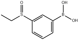 3-乙磺酰基苯硼酸 结构式