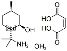 (1R,2S,5R)-2-(1-AMINO-1-METHYLETHYL)-1-HYDROXY-5-METHYLCYCLOHEXANE, MALEIC ACID SALT, HYDRATE 结构式