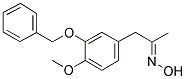 (3-Benzyloxy-4-methoxyphenyl)acetone oxime 结构式