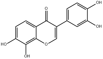 7,8,3',4'-Tetrahydroxyisoflavone 结构式
