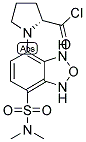 (R)-(+)-1-[7-(N,N-DIMETHYLSULFAMOYL)-4-BENZOFURAZANYL]-2-PYRROLIDINECARBONYL CHLORIDE 结构式