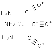 TRIAMMINEMOLYBDENUM TRICARBONYL 结构式