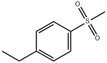 1-乙基-4-(甲基磺酰基)苯 结构式
