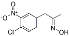 (4-Chloro-3-nitrophenyl)acetone oxime 结构式