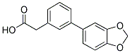 3-BIPHENYL-[1,3]DIOXOL-5-YL-ACETIC ACID 结构式