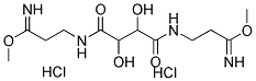 N,N'-BIS(2-CARBOXIMIDOETHYL)TARTARIMIDE DIMETHYL ESTER DIHYDROCHLORIDE 结构式