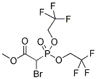 [BIS-(2,2,2-TRIFLUORO-ETHOXY)-PHOSPHORYL]-BROMO-ACETIC ACID METHYL ESTER 结构式