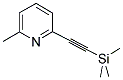 2-[2-(Trimethylsilyl)ethynyl]-6-picoline 结构式