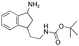 [2-(3-AMINO-INDAN-1-YL)-ETHYL]-CARBAMIC ACID TERT-BUTYL ESTER 结构式