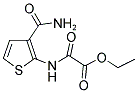 Ethyl 2-([3-(aminocarbonyl)-2-thienyl]amino)-2-oxoacetate 结构式