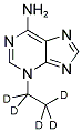 3-乙基-D5-腺嘌呤 结构式