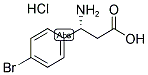 (R)-3-氨基-3-(4-溴苯基)丙酸盐酸盐 结构式
