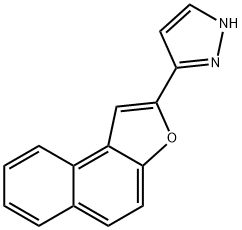 5-NAPHTHO[2,1-B]FURAN-2-YL-1H-PYRAZOLE 结构式