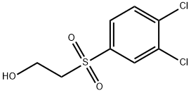 2-((3,4-二氯苯基)磺酰基)乙-1-醇 结构式