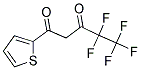 4,4,5,5,5-PENTAFLUORO-1-THIOPHEN-2-YL-PENTANE-1,3-DIONE 结构式