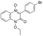 3-(4-BROMOPHENYL)-1-ETHOXYQUINOXALIN-2(1H)-ONE 4-OXIDE 结构式