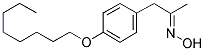 (4-OCTYLOXYPHENYL)ACETONE OXIME 结构式